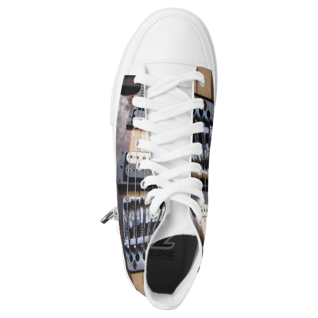 Montantes Chaussures - unisexes - guitare basse (Haut chaussure gauche)