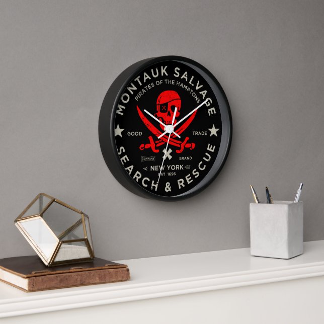Montauk Salvage Co. Horloge Pirate (Bureau)