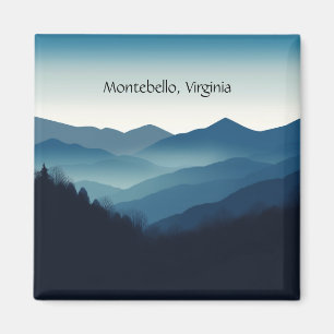 Montebello VA Montagnes Blue Ridge Aimant personna