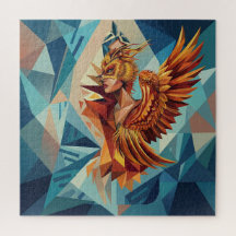 Montée du Phénix – Puzzle d'art du Phénix de 676 p