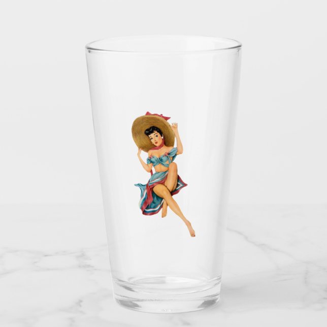Montée vintage - Verre à pinte (Devant)