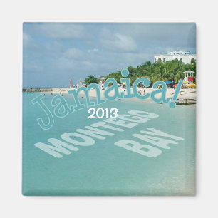 Montego Bay Jamaïque Voyage Photo Souvenir Magnet