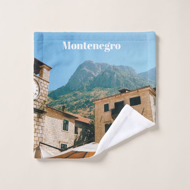 Montenegro Cityscape  (Gant de toilette)