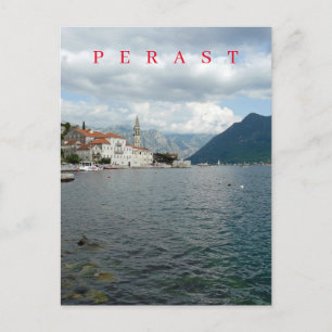 Monténégro Perast vue carte postale