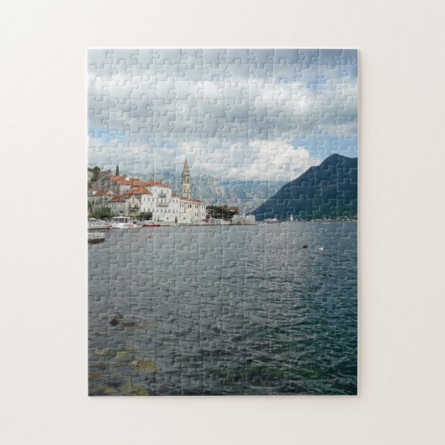 Monténégro Perast vue panoramique puzzle (Vertical)