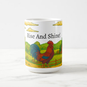 Monter Et Briller La Mug De Café Du Coq