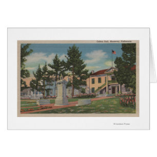 Monterey, CA - vue et au sol de Colton Hall