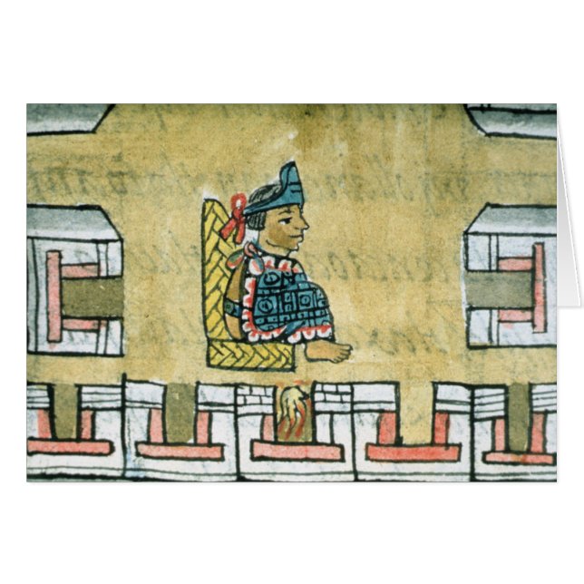 Montezuma II, 'du Codex florentin (Devant horizontal)