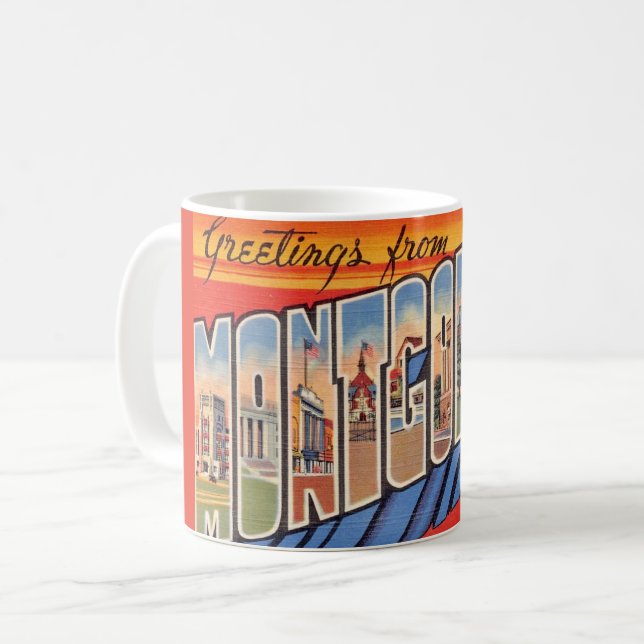 Montgomery AL Retro Mug (Devant gauche)