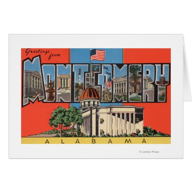 Montgomery, Alabama (Capital Bldg) (Devant horizontal)