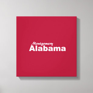 Montgomery, Alabama toile enveloppée