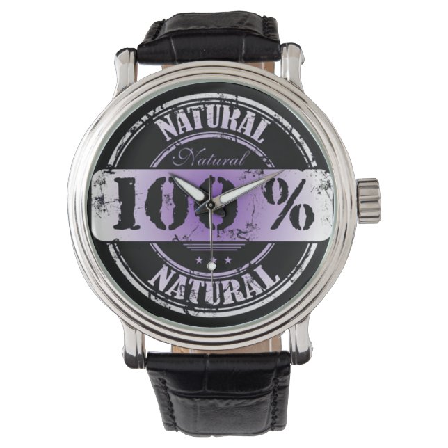 Montre 100% Natural Watch (devant)
