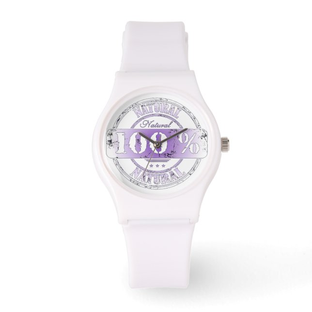 Montre 100% Natural Watch (Recto)