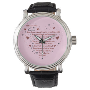 MONTRE 10 RAISONS POUR LESQUELLES JE VOUS AIME DONNER LE