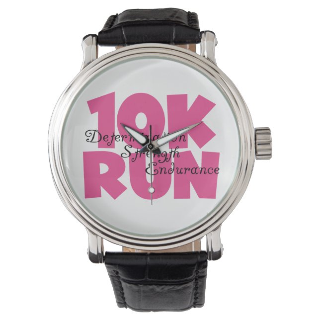 Montre 10K Run Sport Rose (devant)