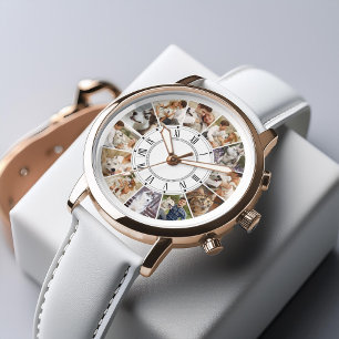 Montre 12 Photo Collage personnalisé