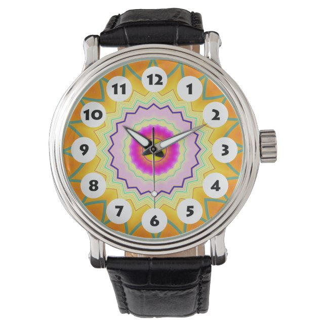 Montre 12 Spots - Colorful Mandala 260614 (devant)