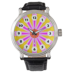 Montre 12 Spots - Mandala coloré 03