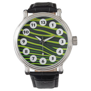 Montre 12 Spots - Ondes Vertes