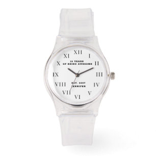 Montre 16e anniversaire Sweet sixteen drôle fille rose