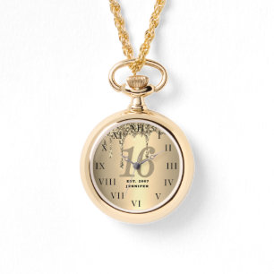 Montre 16e anniversaire Sweet sixteen Parties scintillant