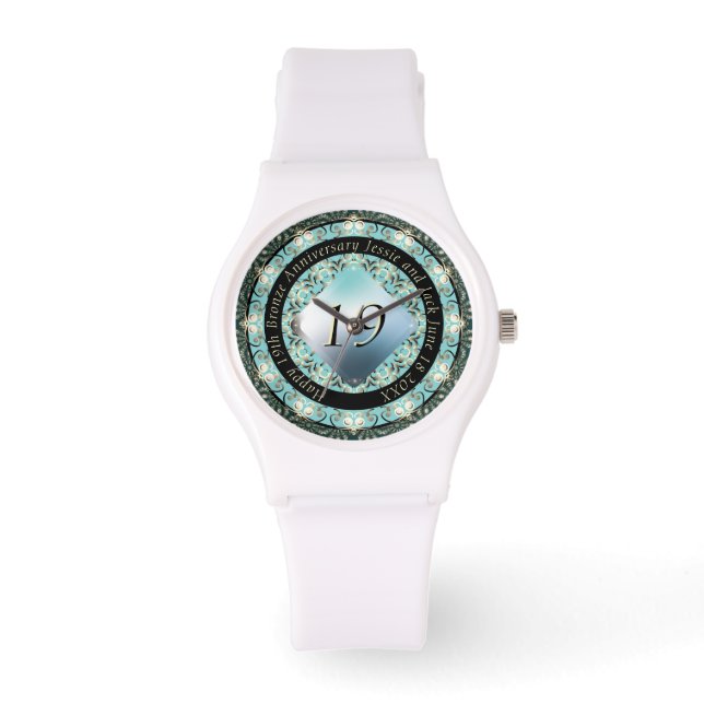 Montre 19e anniversaire du Mariage Acquamarine (Recto)