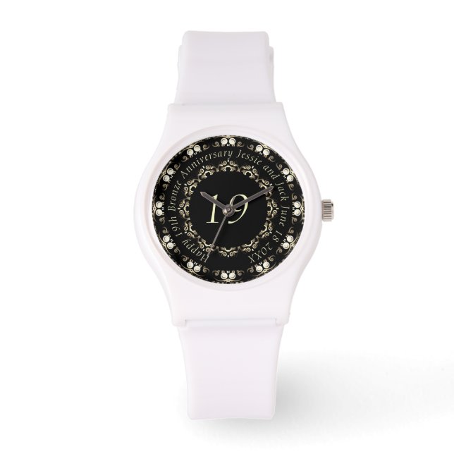 Montre 19e anniversaire du Mariage eWatch (Recto)