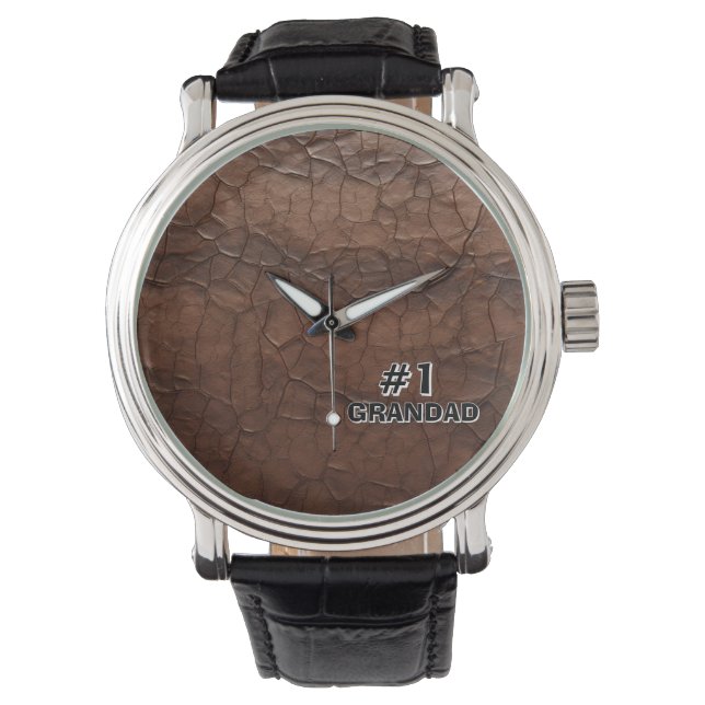 Montre #1 Grandad Leather-look (devant)