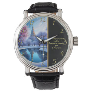 Montre 1 Pierre 5:7  Église Blanche 