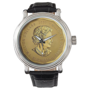 Montre 2007 1 Million de feuilles d'érable d'or canadienn