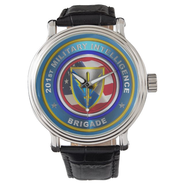 Montre 201e Brigade de renseignement militaire expédition (devant)