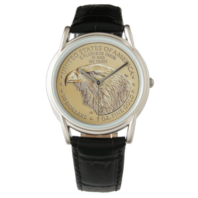 Montre 2021 1 oz American Gold Eagle Watch (devant)