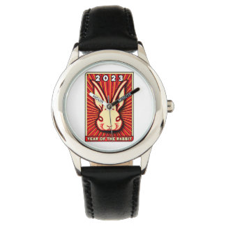 Montre 2023 Année Du Rabbit Garder Enfant Cadeau Annivers