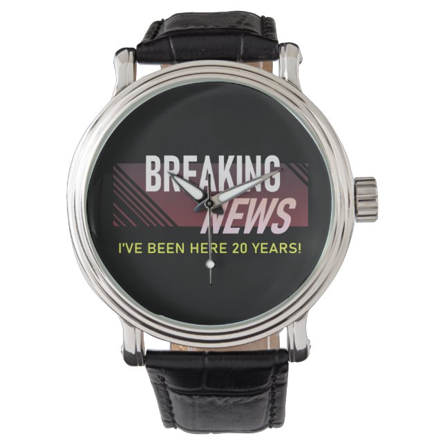 Montre 20 Anniversaire du travail Vingtième employé (devant)