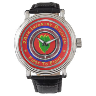 Montre 24e division d'infanterie "First To Fight"
