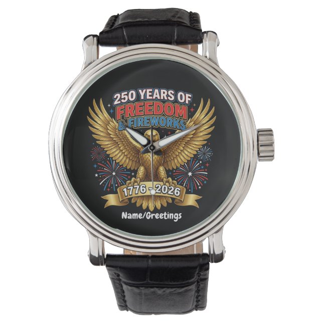Montre 250 Ans de Liberté et de Feux d'Artifice  (devant)