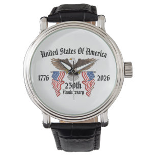 Montre 250e anniversaire des États-Unis 4 juillet Fête de