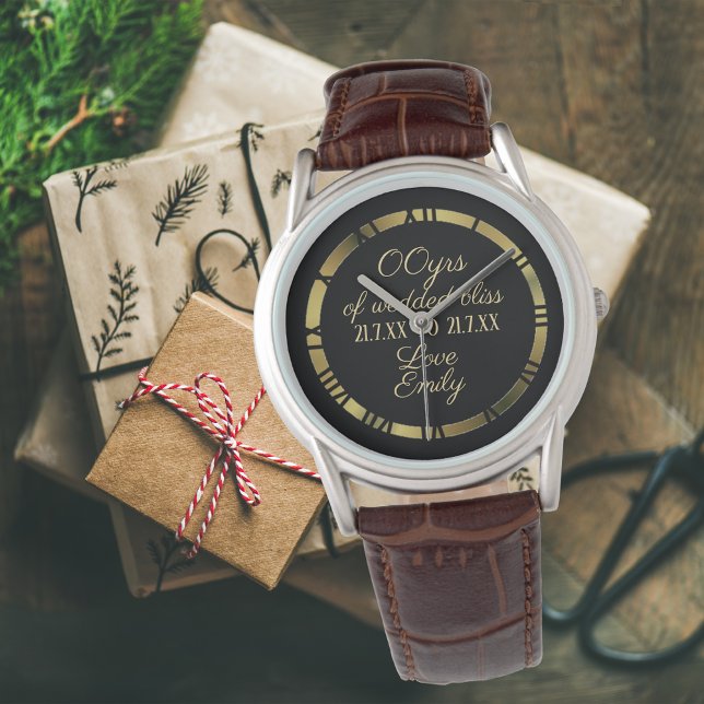 Montre 30e 35e 40e 45e anniversaire de Mariage Mari 2 (Créateur téléchargé)