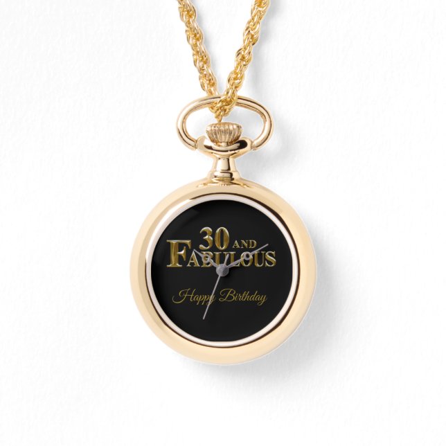 Montre 30e anniversaire  (Recto)