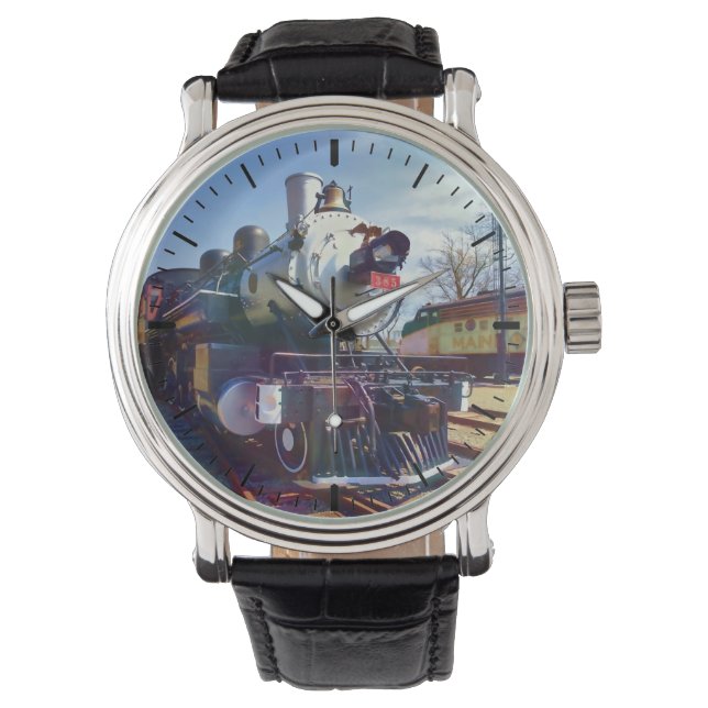 Montre 385 Locomotive à vapeur (devant)