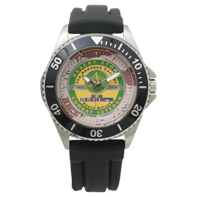 Montre 3e régiment de cavalerie blindée Tempête du désert (devant)