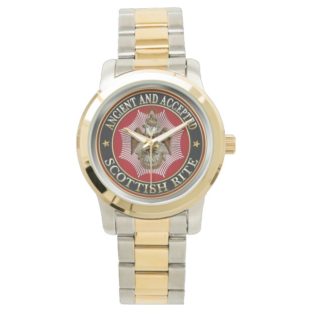 Montre [400] Aigle à deux têtes de Rite écossais (devant)