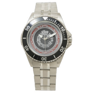 Montre [400] Dieu Quetzalcoatl [argent] de serpent