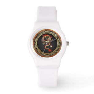 Montre [400] Dragon chinois d'or Fucanglong