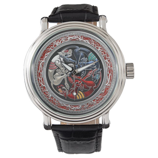 Montre [400] Trésors celtiques - Trois Chiens sur l'argen (devant)