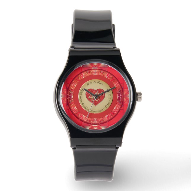 Montre 40e anniversaire de rubis (Recto)