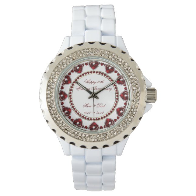 Montre 40e anniversaire du Mariage (devant)