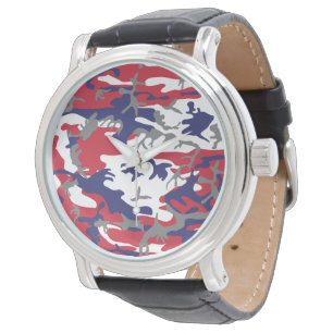Montre 4 juillet, Jour de l'Indépendance, Gris Camouflage