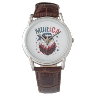 Montre 4 juillet Patriotique Drôle Aigle USA