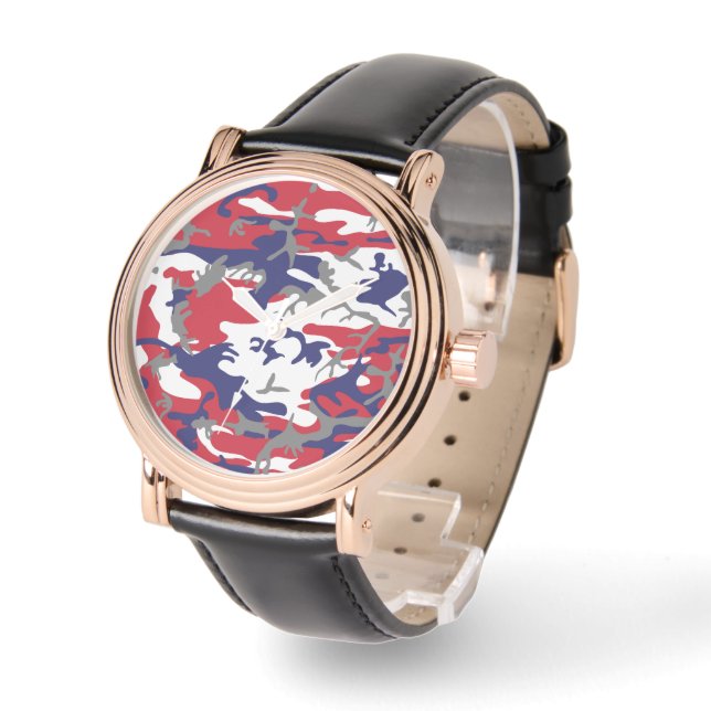 Montre 4th of July, Independence day, Camouflage Gray (Angle)